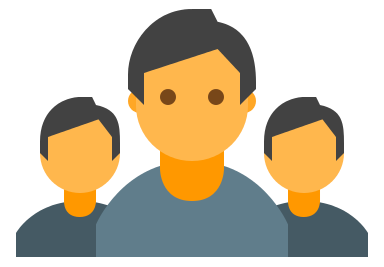 Employers struggling for talent Vectorized picture of people representing job seekers