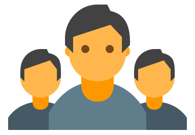 Vectorized picture of people representing job seekers